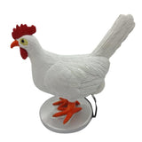 Chicken LED Lamp Resin Lifelike Chicken Laying Egg Night Light Novel Easter Halloween Christmas Bedroom Home Decoration In Australia - Darrahopens