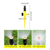360° Rotating Auto Irrigation System Garden Lawn Sprinkler Grass Water Sprinkler System Garden Hose Sprinkler for Yard In Australia - Darrahopens