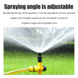 360° Rotating Auto Irrigation System Garden Lawn Sprinkler Grass Water Sprinkler System Garden Hose Sprinkler for Yard