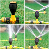 360° Rotating Auto Irrigation System Garden Lawn Sprinkler Grass Water Sprinkler System Garden Hose Sprinkler for Yard