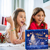 Christmas Advent Calendar DIY Charm Beads and 2 Bracelets 24 Days Countdown Calendar Christmas Gift for Kids Girls In Australia - Darrahopens