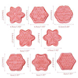 8Pcs/10Pcs 3D Biscuit Cutters Christmas Biscuit Mould Baking Mould Hand Press Biscuit Stamp In Australia - Darrahopens