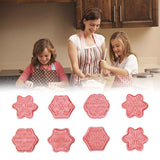 8Pcs/10Pcs 3D Biscuit Cutters Christmas Biscuit Mould Baking Mould Hand Press Biscuit Stamp In Australia - Darrahopens