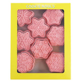 8Pcs/10Pcs 3D Biscuit Cutters Christmas Biscuit Mould Baking Mould Hand Press Biscuit Stamp