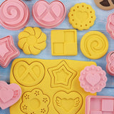 8Pcs 3D Biscuit Cutters Cartoon Dinosaur Fruit Vegetable Birthday Biscuit Mould Baking Mould Hand Press Biscuit Stamp In Australia - Darrahopens