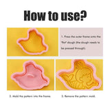 8Pcs 3D Biscuit Cutters Cartoon Dinosaur Fruit Vegetable Birthday Biscuit Mould Baking Mould Hand Press Biscuit Stamp In Australia - Darrahopens
