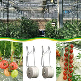 10Pcs Tomato Trellis Roller Hooks Tomato Support Hooks Plant Roller Hook with 15M String Plant Cages Supports Roller Hook for Plant Fruit In Australia - Darrahopens