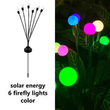 2 Pack Solar Powered LED Pendant Lights Firefly Lights Outdoor Solar Yard Lights Stake Lamp for Patio Pathway Lawn Yard In Australia - Darrahopens