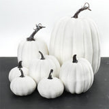 7PCS Simulation Pumpkin Model Artificial Pumpkin Decoration Home Table Decor for Thanksgiving and Halloween In Australia - Darrahopens