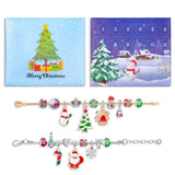 Christmas Advent Calendar DIY Charm Bracelet Making Kit for Kids 24 Days Christmas Countdown Calendar Jewelry Gifts for Girls In Australia - Darrahopens