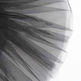 4Pcs Girls Halloween Cosplay Costume Dress Up Dress Black Mesh Skirt with Headband Bat Wing Wand Halloween Party Cosplay Props