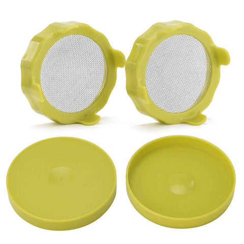 ABS Sprout Lid with Stainless Steel Screen for Wide Mouth Mason Jars In Australia - Darrahopens