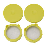 ABS Sprout Lid with Stainless Steel Screen for Wide Mouth Mason Jars