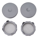 ABS Sprout Lid with Stainless Steel Screen for Wide Mouth Mason Jars
