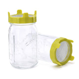 ABS Sprout Lid with Stainless Steel Screen for Wide Mouth Mason Jars