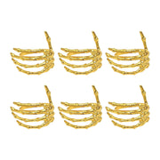 Wine Tableware Halloween Napkin Buckle Ghost Hand Napkin Ring Alloy Napkin Ring Gold In Australia - Darrahopens