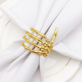 Wine Tableware Halloween Napkin Buckle Ghost Hand Napkin Ring Alloy Napkin Ring Gold In Australia - Darrahopens