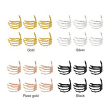 Wine Tableware Halloween Napkin Buckle Ghost Hand Napkin Ring Alloy Napkin Ring Gold