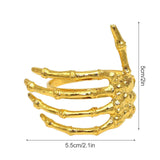 Wine Tableware Halloween Napkin Buckle Ghost Hand Napkin Ring Alloy Napkin Ring Silver In Australia - Darrahopens