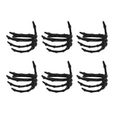 Wine Tableware Halloween Napkin Buckle Ghost Hand Napkin Ring Alloy Napkin Ring Black In Australia - Darrahopens