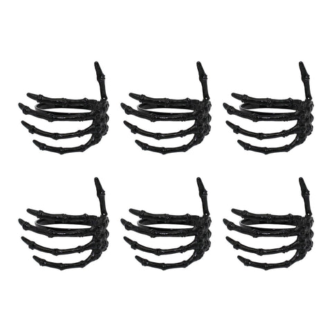 Wine Tableware Halloween Napkin Buckle Ghost Hand Napkin Ring Alloy Napkin Ring Black In Australia - Darrahopens