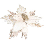 Christmas Flower Simulation Christmas Tree Decoration Christmas Glitter Flower In Australia - Darrahopens