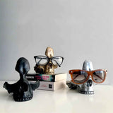 Skull Glasses Holder Sturdy Resin Rich Details Vivic Colors Skull Glasses Stand In Australia - Darrahopens