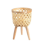 Plant Stand Basket Handwoven Basket Flower Plant Holder Rattan Plant Stand In Australia - Darrahopens