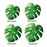 Leaf Flannel Blanket Multi Functional Leaf Shape Blanket for Picnic Office