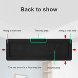 Large Screen Function Display Clock Living Room Wall Hanging Clock LED Display Remote Control Clock In Australia - Darrahopens