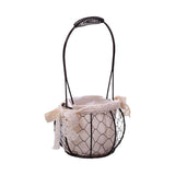 Iron Flower Baskets for Wedding Favors Floral Arrangement Flower Basket Succulent Greenery Baskets In Australia - Darrahopens
