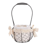 Iron Flower Baskets for Wedding Favors Floral Arrangement Flower Basket Succulent Greenery Baskets In Australia - Darrahopens