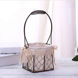 Iron Flower Baskets for Wedding Favors Floral Arrangement Flower Basket Succulent Greenery Baskets In Australia - Darrahopens
