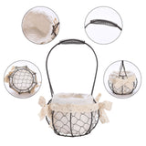 Iron Flower Baskets for Wedding Favors Floral Arrangement Flower Basket Succulent Greenery Baskets