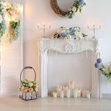 Iron Flower Baskets for Wedding Favors Floral Arrangement Flower Basket Succulent Greenery Baskets