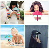 Phone Sunshade Holder Outdoor Phone Sun Umbrella Mobile Cell Phone Stands Mobile Phone Holder In Australia - Darrahopens