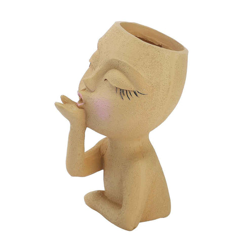Mannequin Resin Flower Pot Face Flower Pot Garden Decoration In Australia - Darrahopens