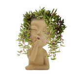 Mannequin Resin Flower Pot Face Flower Pot Garden Decoration In Australia - Darrahopens