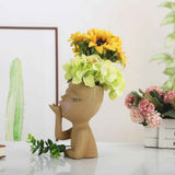 Mannequin Resin Flower Pot Face Flower Pot Garden Decoration In Australia - Darrahopens