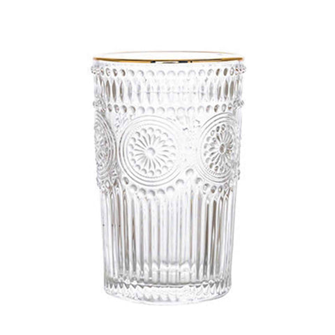 Vintage Embossed Glasses Drinking Glasses Water Glasses Modern Embossed Designs Glasses In Australia - Darrahopens