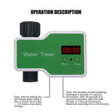 Automatic Flower Waterer Solenoid Valve Timer Garden Irrigation Spraying Outdoor Metal Head Intelligent Controller