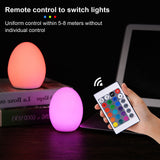 LED Egg Lamp Sturdy Waterproof Easy to Use Remote Control LED Light for Home Party
