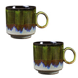 Ceramic Kiln Glaze Coffee Mug Large Capacity Large Handle Coffee Cup for Home Office