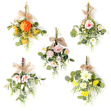 Wall Hanging Artificial Bouquet Lifelike False Flower Bouquet for Wedding Halloween