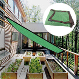 Sun Shade Sail Breathable Farbic Canopy Awning Shelter Rectangle UV Block Canopy for Patio Backyard Lawn Garden Green 2x4m / 6.6x13.1ft In Australia - Darrahopens