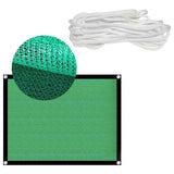 Sun Shade Sail Breathable Farbic Canopy Awning Shelter Rectangle UV Block Canopy for Patio Backyard Lawn Garden Green 3x4m / 9.8x13.1ft In Australia - Darrahopens