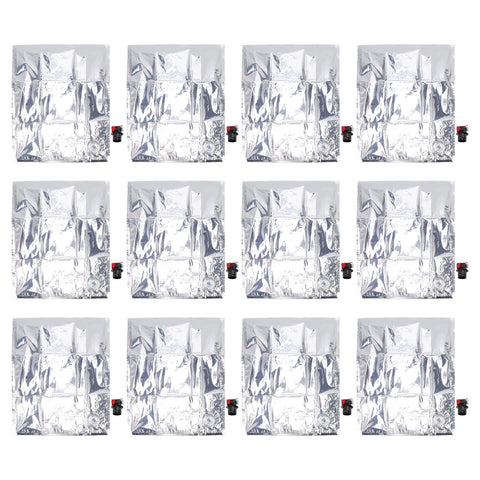 12PCS Water Storage Container Foldable Heat Preservation Emergency Water Bag with Tap for Camping In Australia - Darrahopens