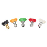 5PCS Pressure Washer Nozzle Big Fan Shape Power Washer Nozzle Tips Rinse Jet Stream Nozzle Kit 020 0.874mm / 0.03in In Australia - Darrahopens
