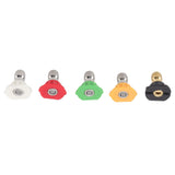 5PCS Pressure Washer Nozzle Big Fan Shape Power Washer Nozzle Tips Rinse Jet Stream Nozzle Kit 055 1.449mm / 0.06in