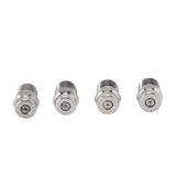4Pcs Threaded Nozzles 22mm 304 Stainless Steel G1/4 External Thread Pressure Washer Accessories 1.07mm/0.42in Hole Diameter